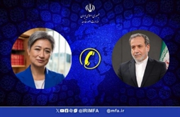 I.R. Iran, Ministry of Foreign Affairs- Iranian FM holds phone conversation with Australian counterpart